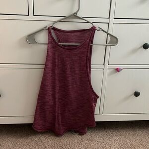Red lululemon tank top size 4